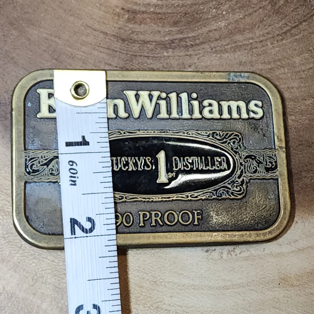 Vintage Evan Williams Metal Belt Buckle